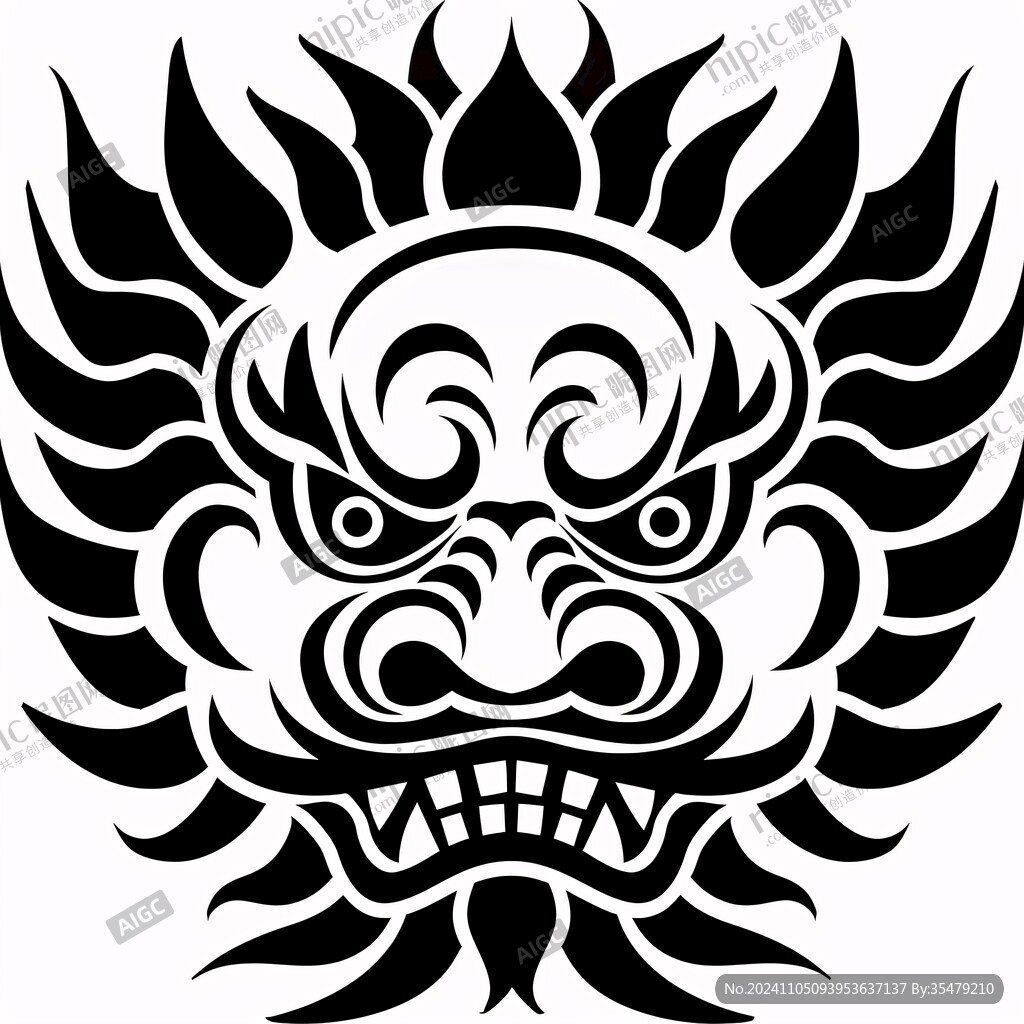 兽头纹