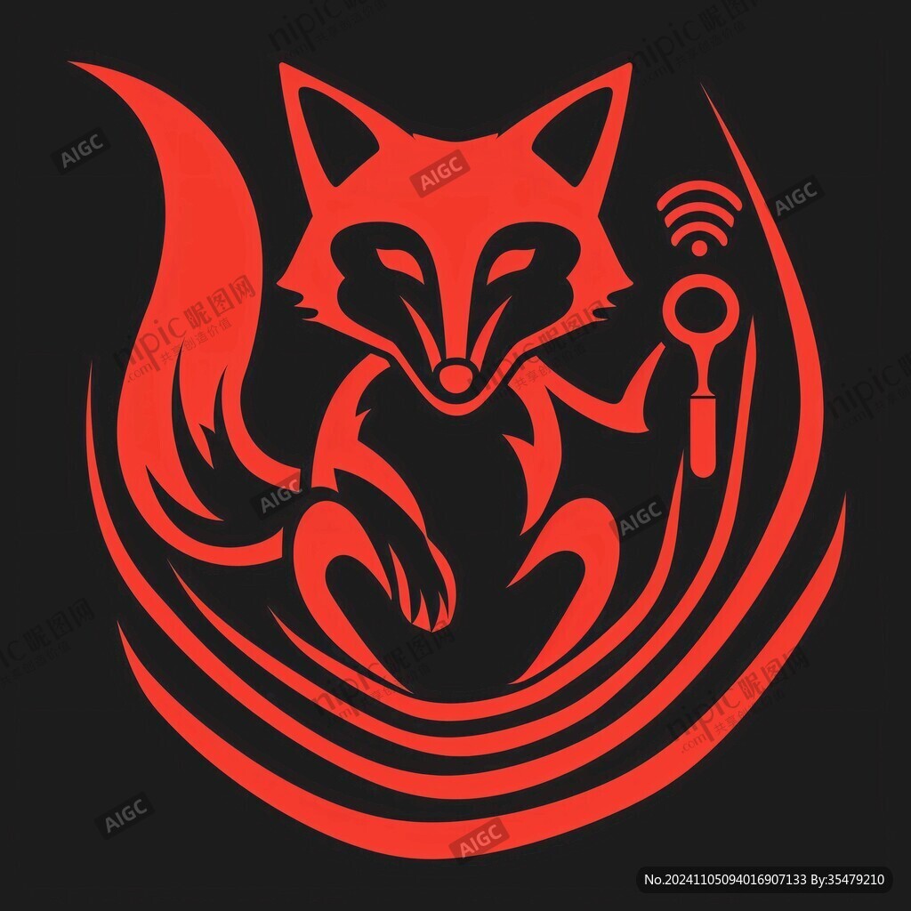 狐狸音乐音符logo