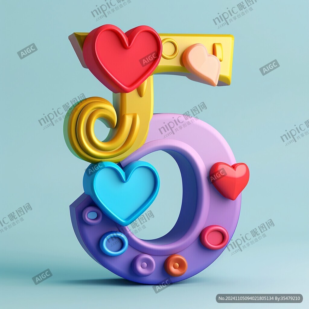 异形英文字母love