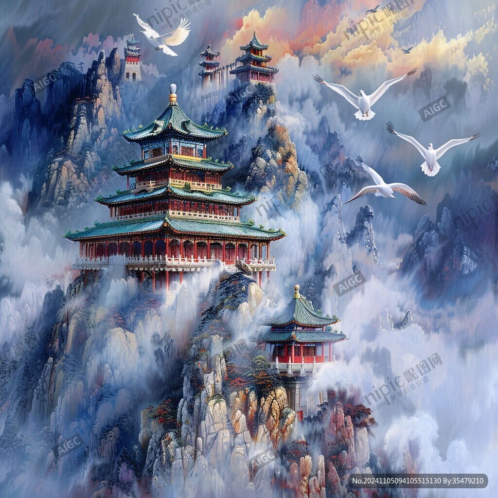 古风仙境天上宫阙