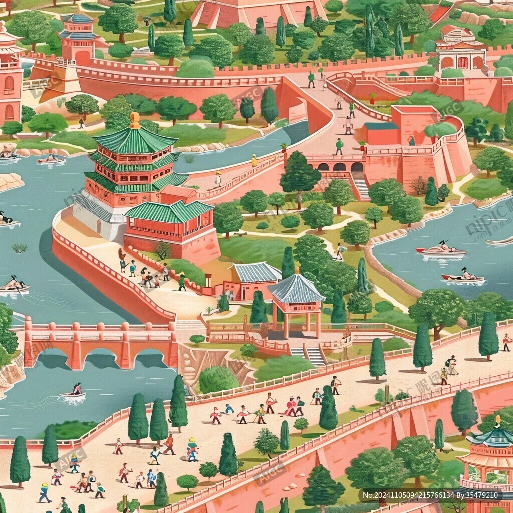 神武门插画