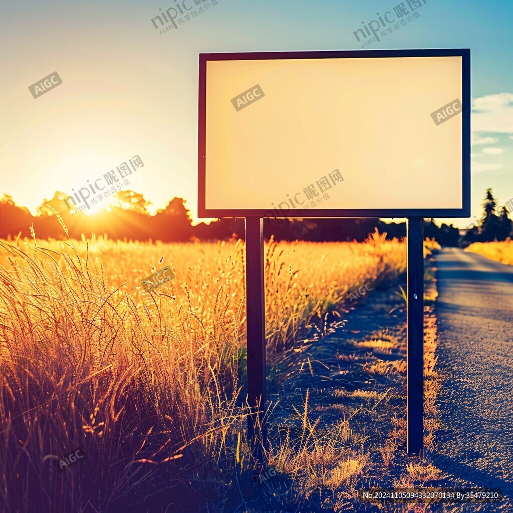 公路边广告牌