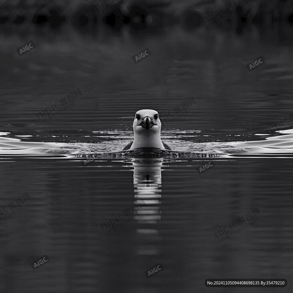 水里的海豹
