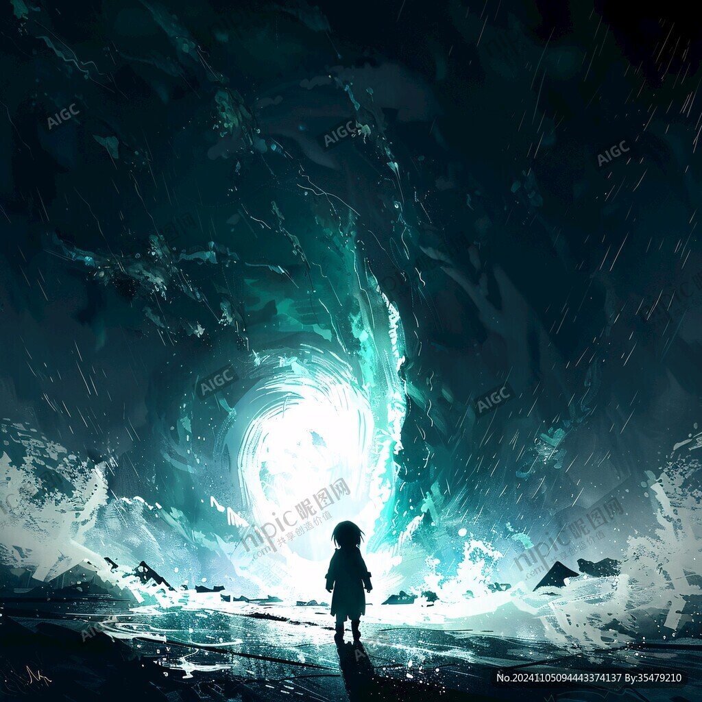 星辰大海男孩背影