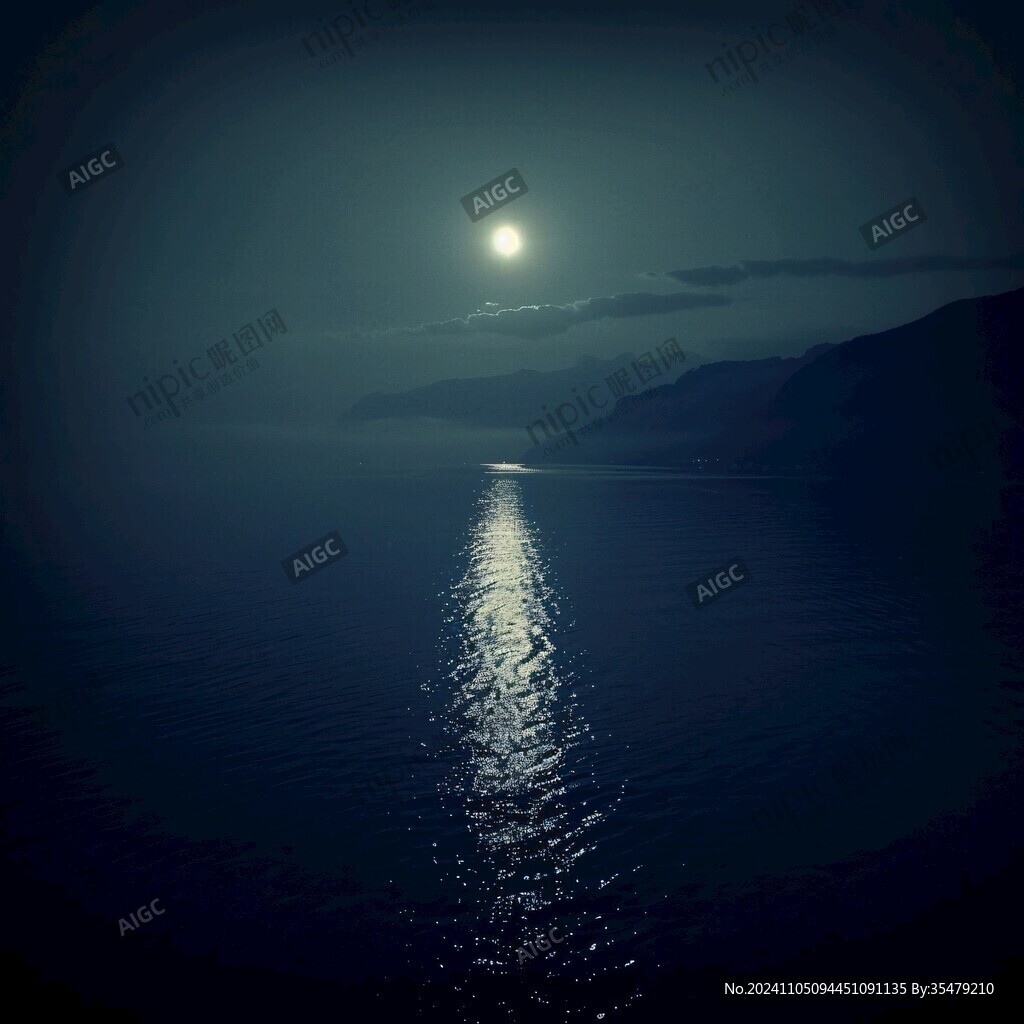 洱海月夜