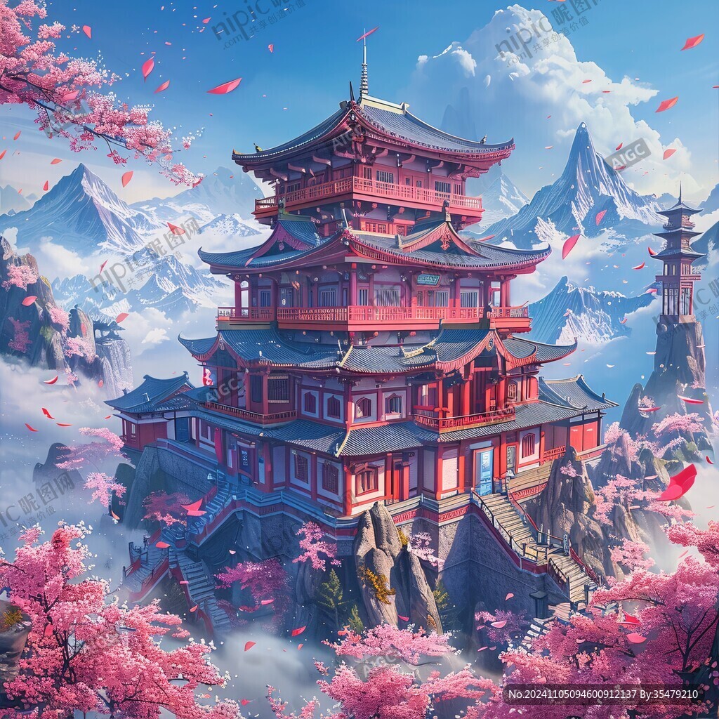 古风仙境天上宫阙