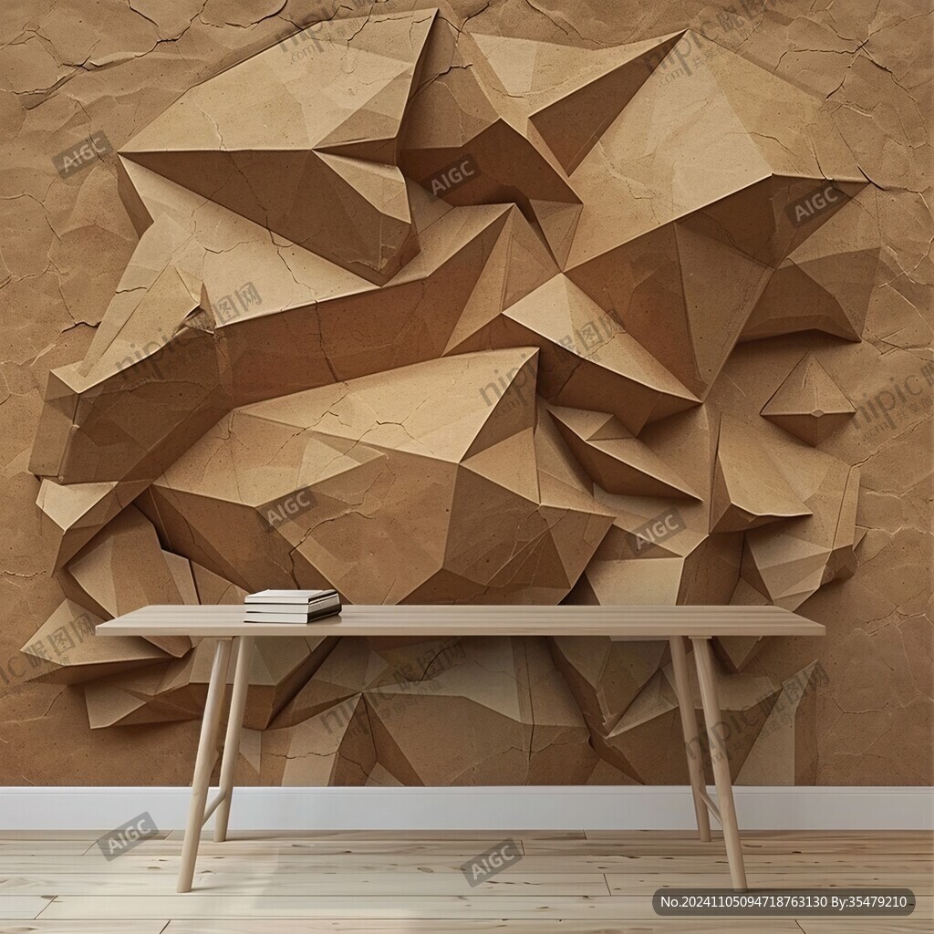 3d方块墙画墙纸