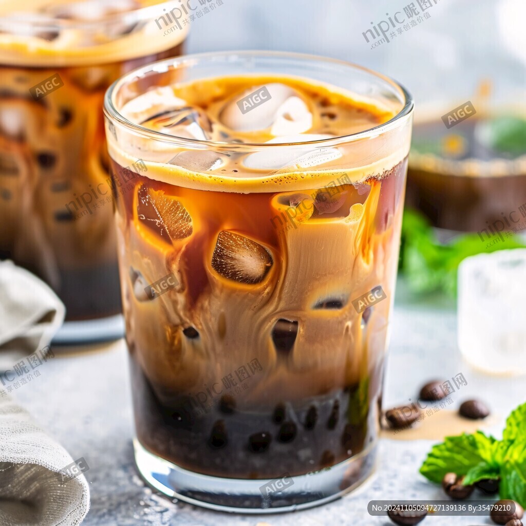 冰咖啡玻璃杯