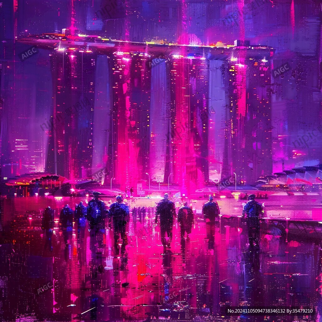 东方之门夜雨