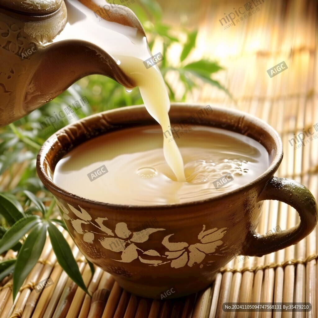 蒙古奶茶素材