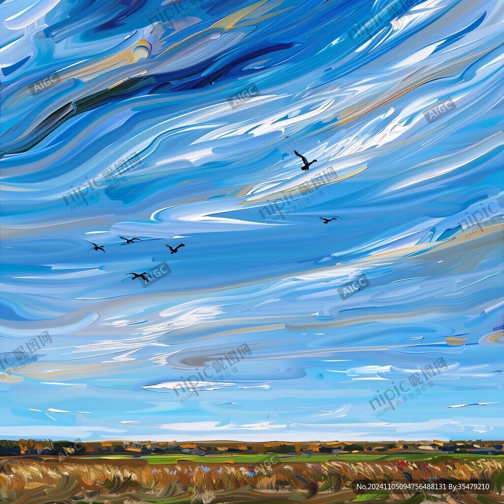 滩涂湿地插画