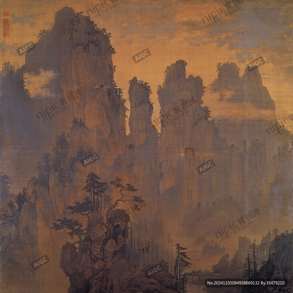 万松金阙图