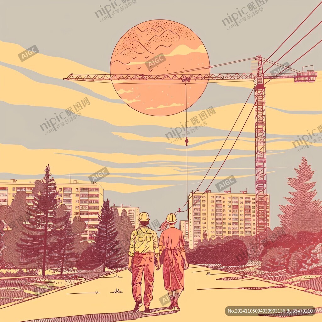 工地插画