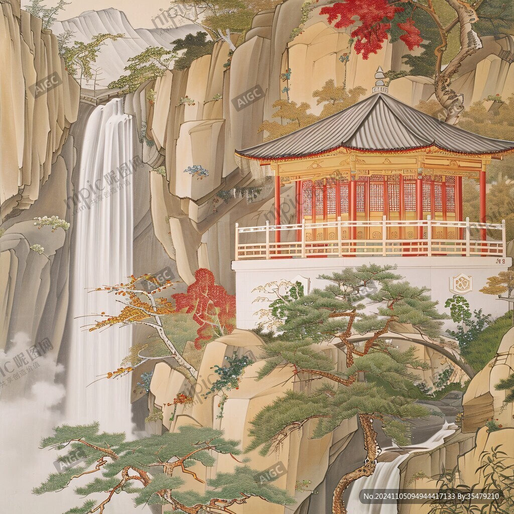 亭子壁画