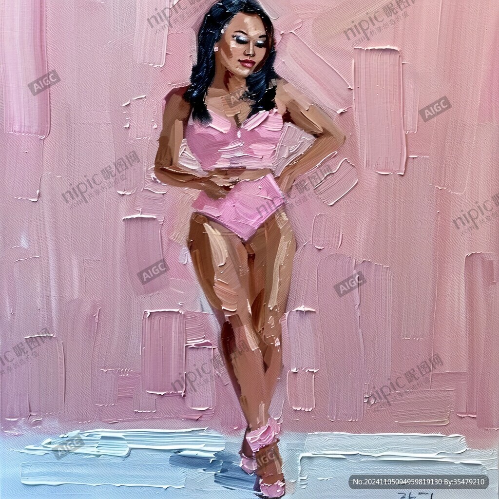 美女壁画