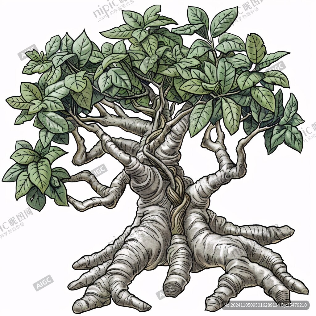 巴戟天插画