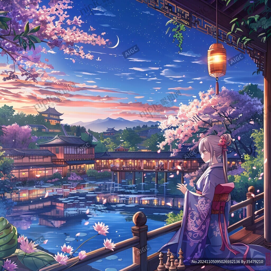 华清宫插画