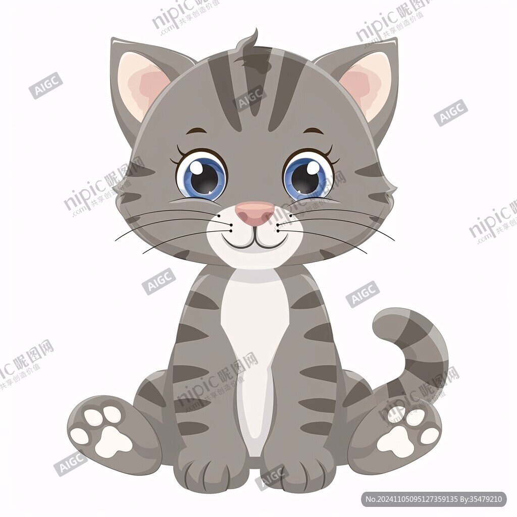 卡通小猫形象设计