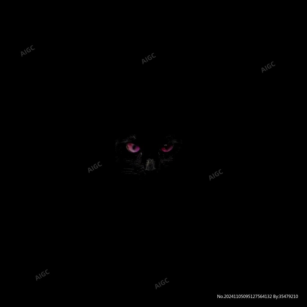夜间的猫眼