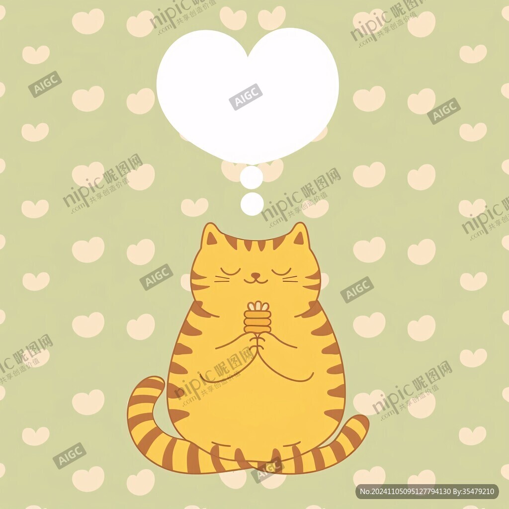 馋嘴猫插画