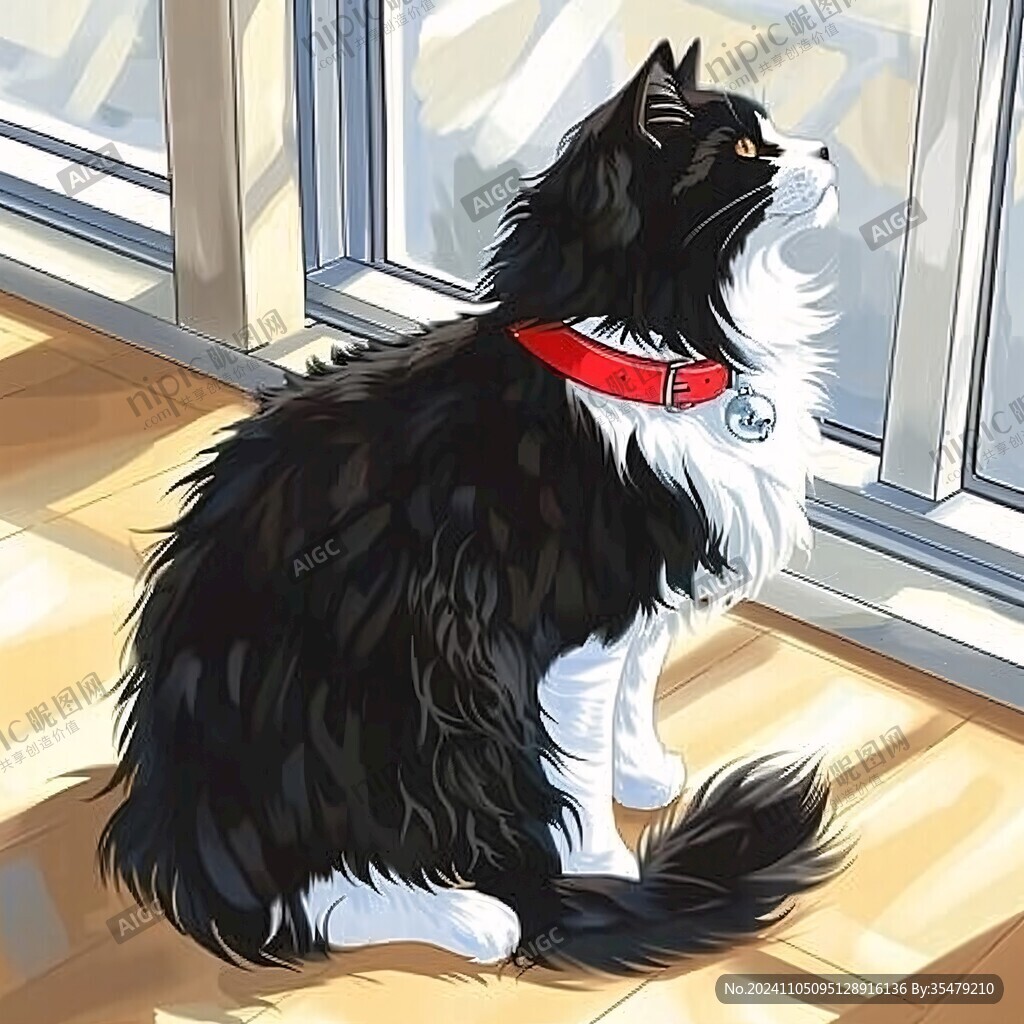 插画边牧