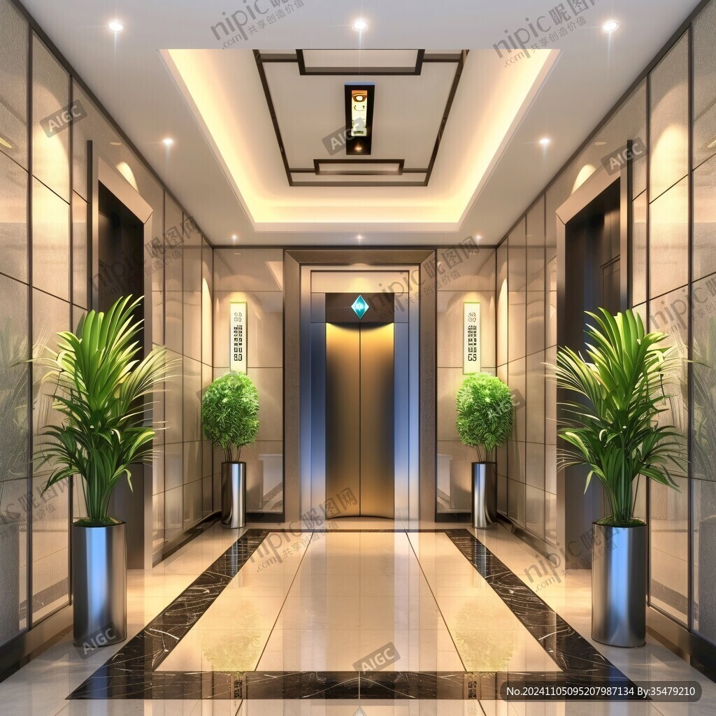 电梯间素材