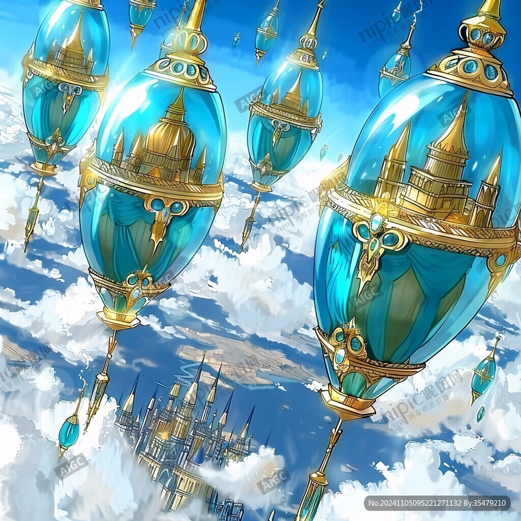 浮游岛天空之城