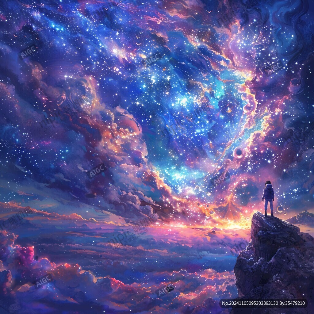 炫酷星空画