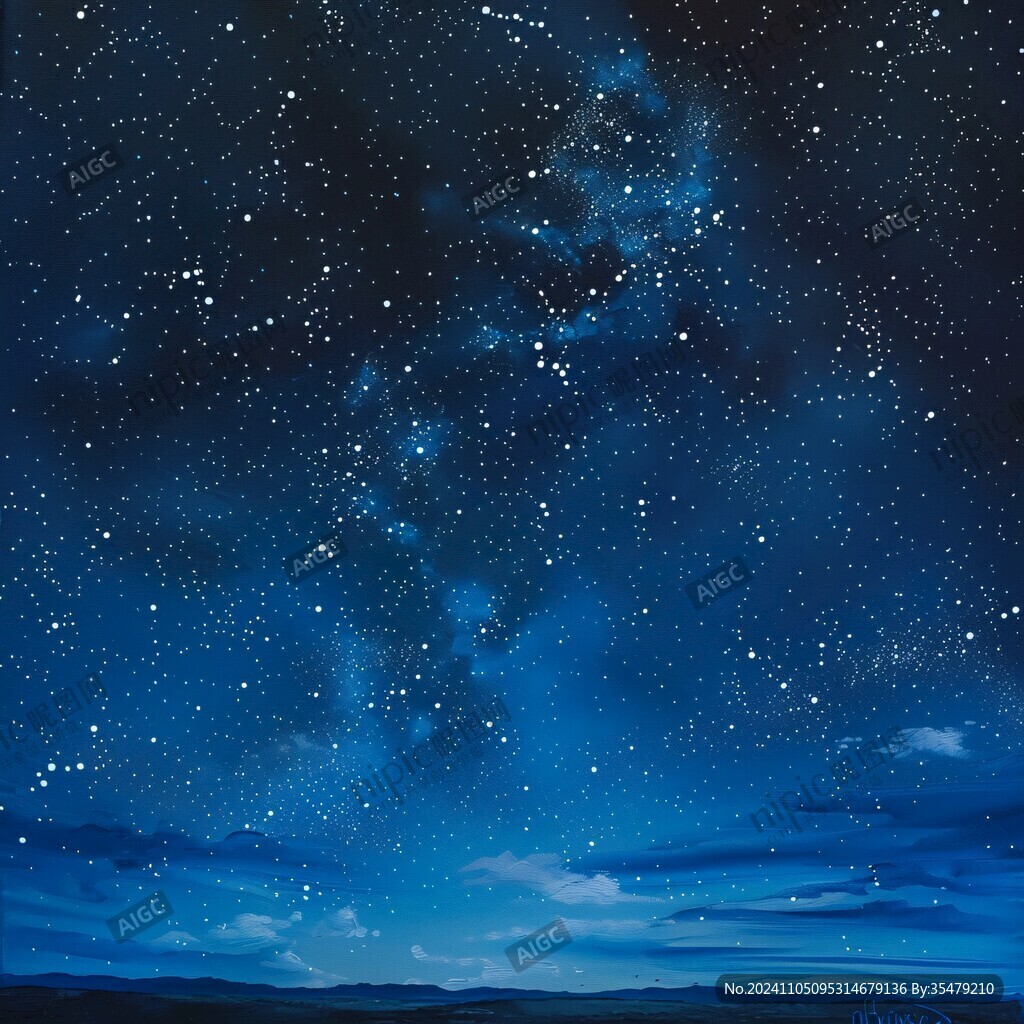 手绘星空壁纸
