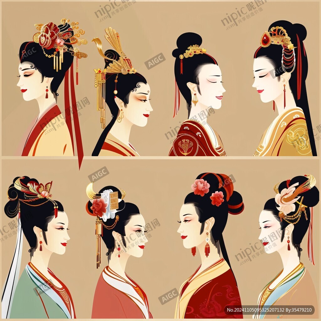 唐朝妆发