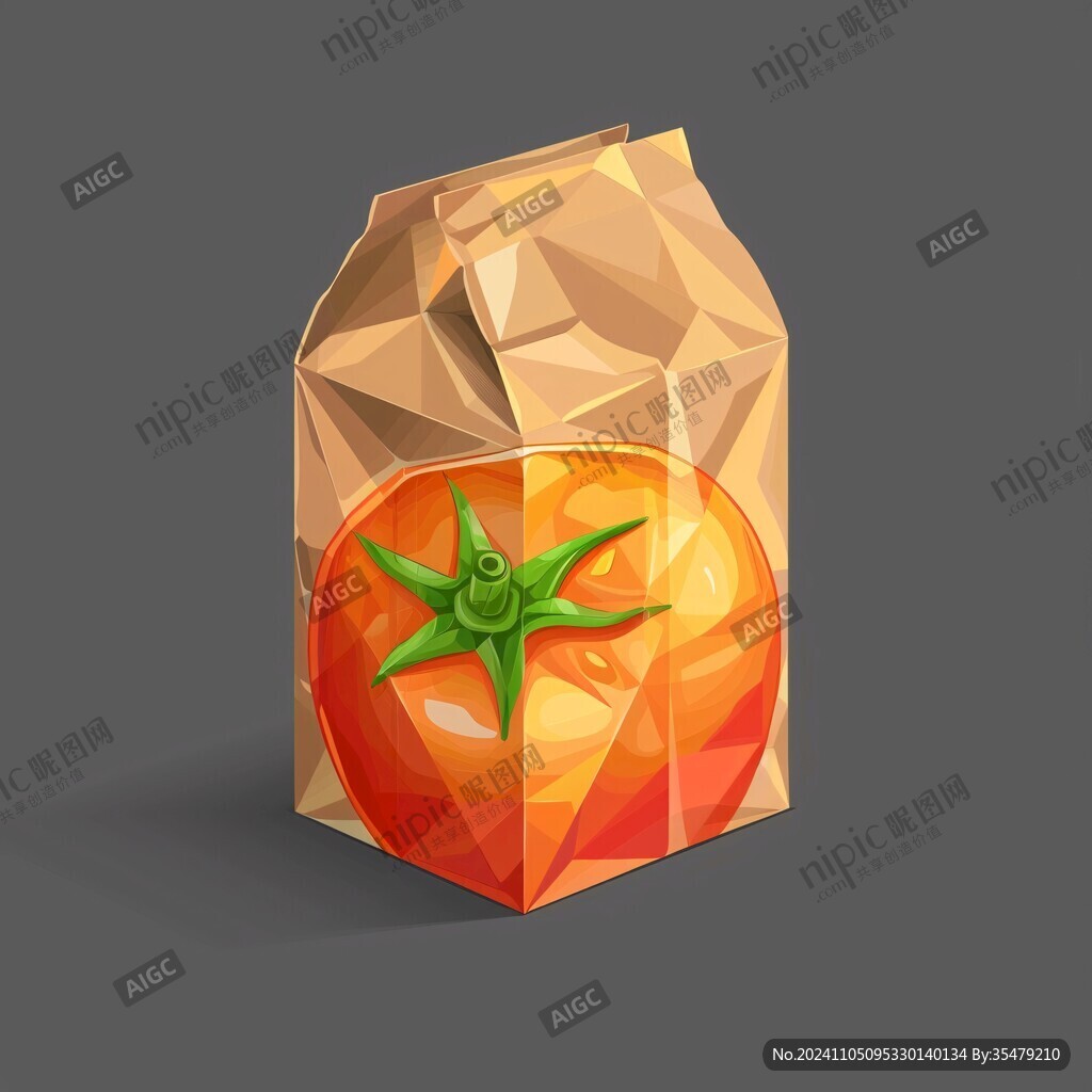 几何多边形西红柿