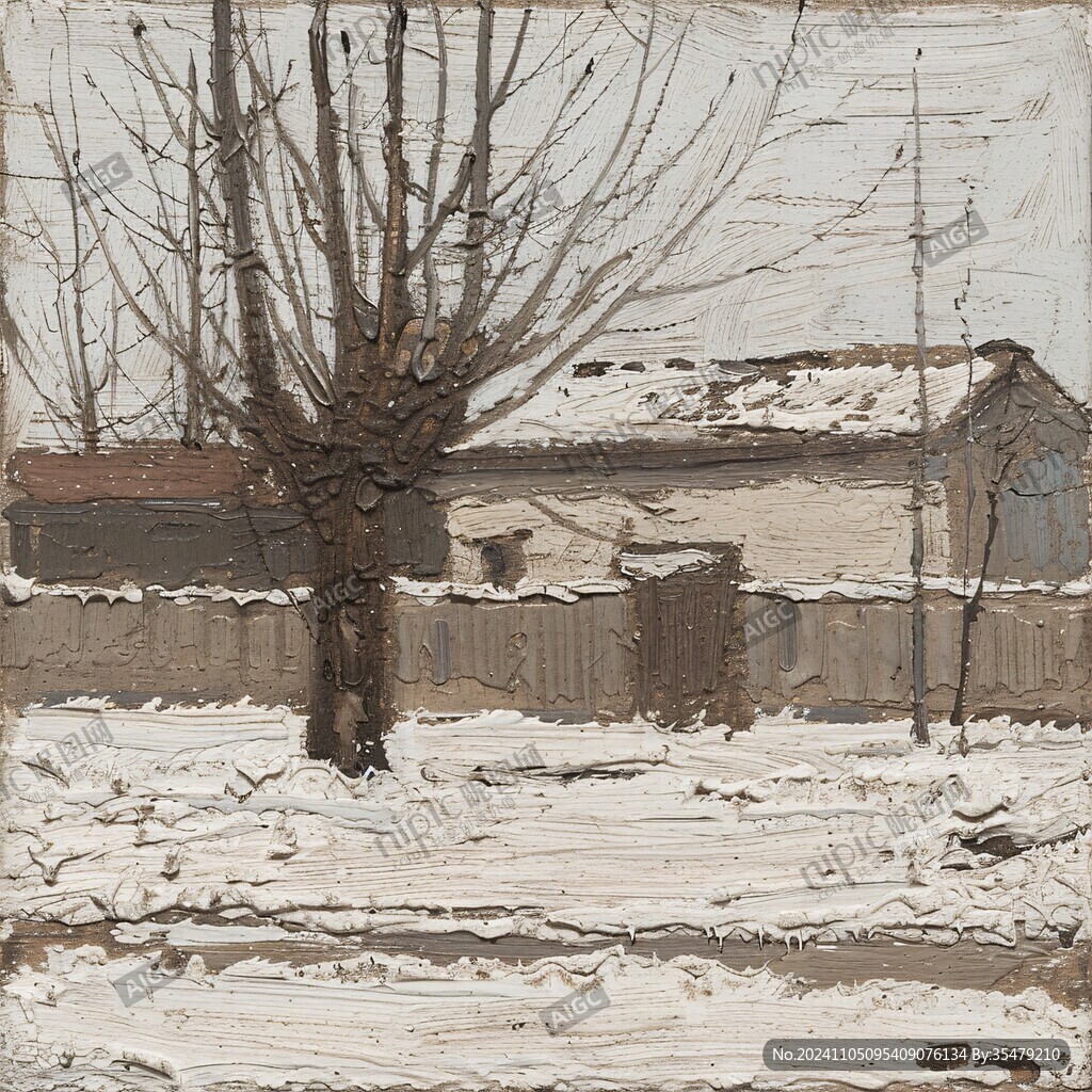 雪村油画