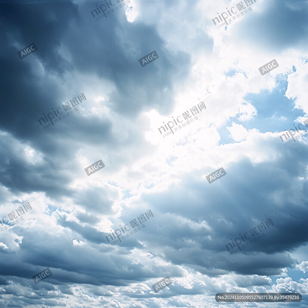 乌云天空阳光