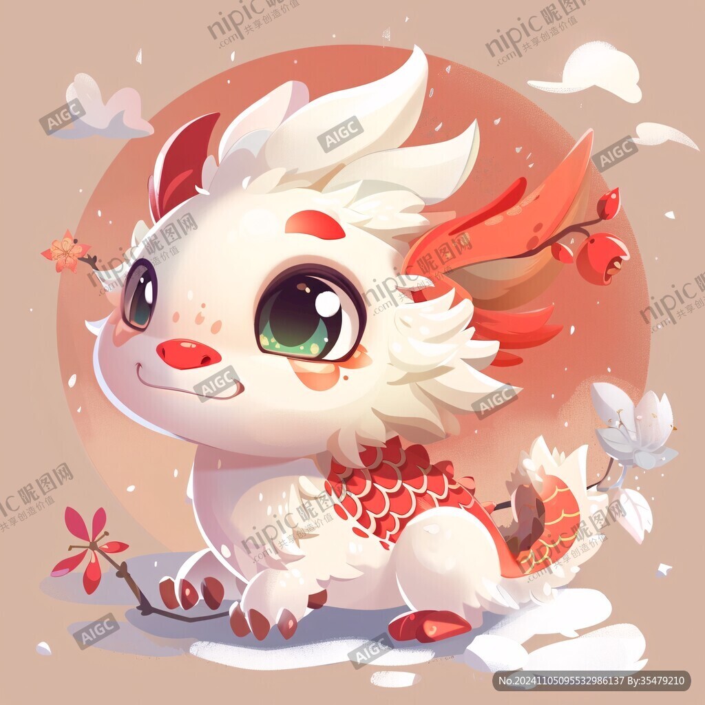 q版龙插画