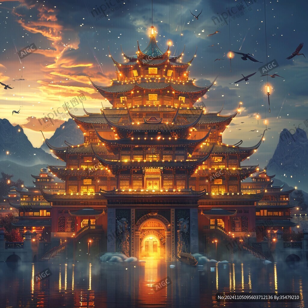 古风仙境天上宫阙