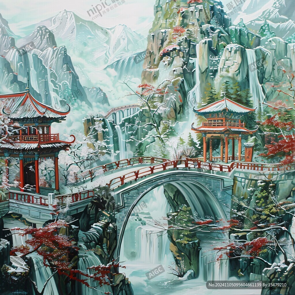 仙界立体画