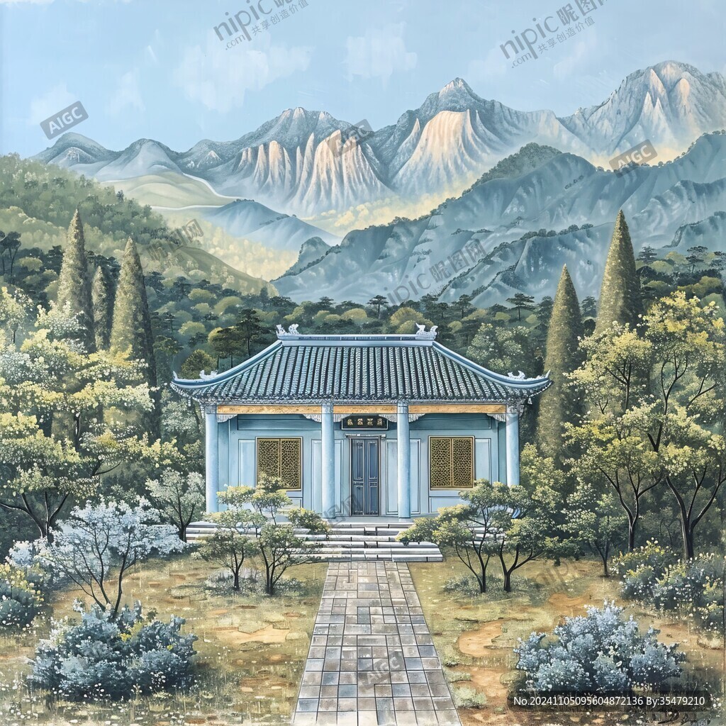 醉翁亭油画