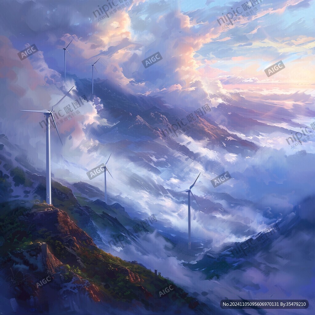 风景厚涂