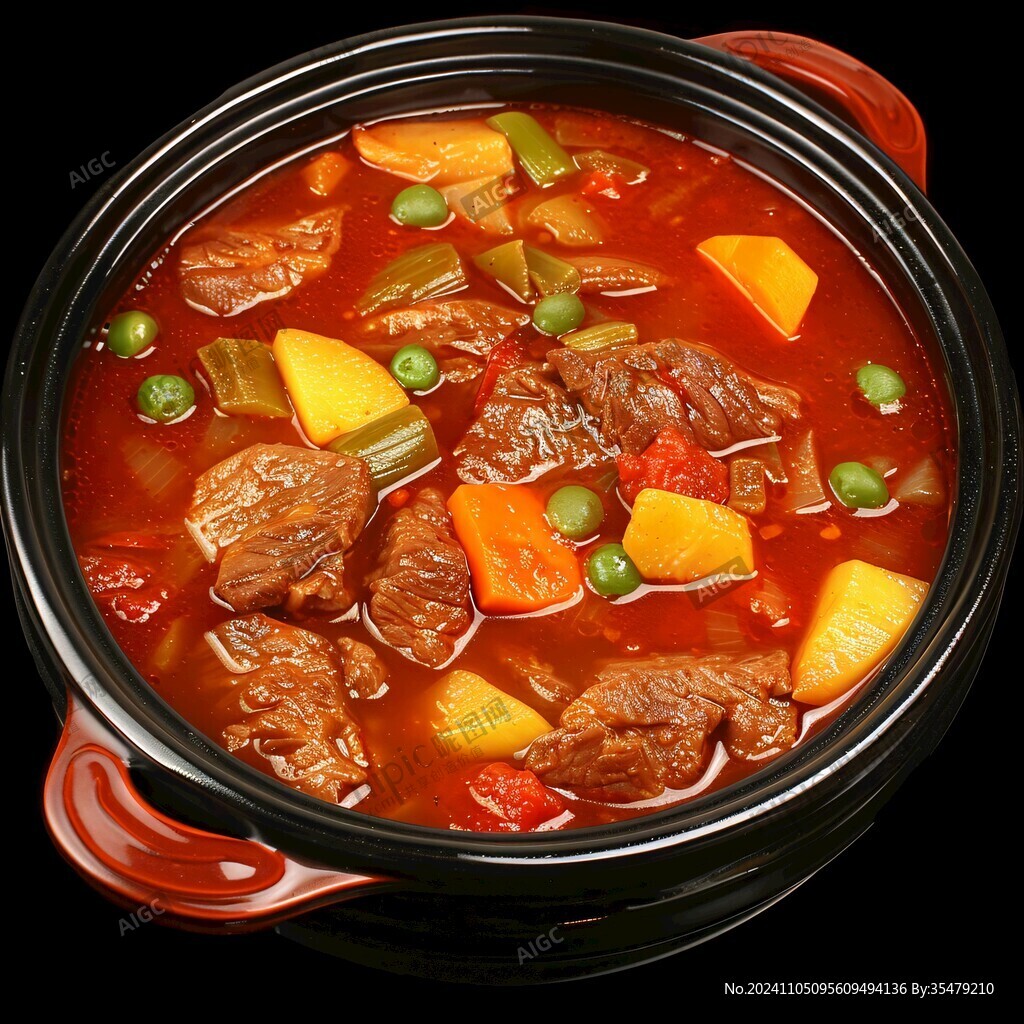 高清牛肉砂锅