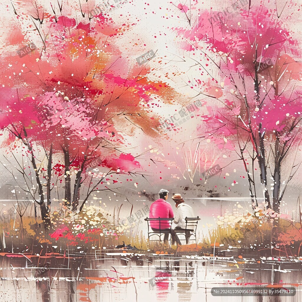 插画唯美浪漫