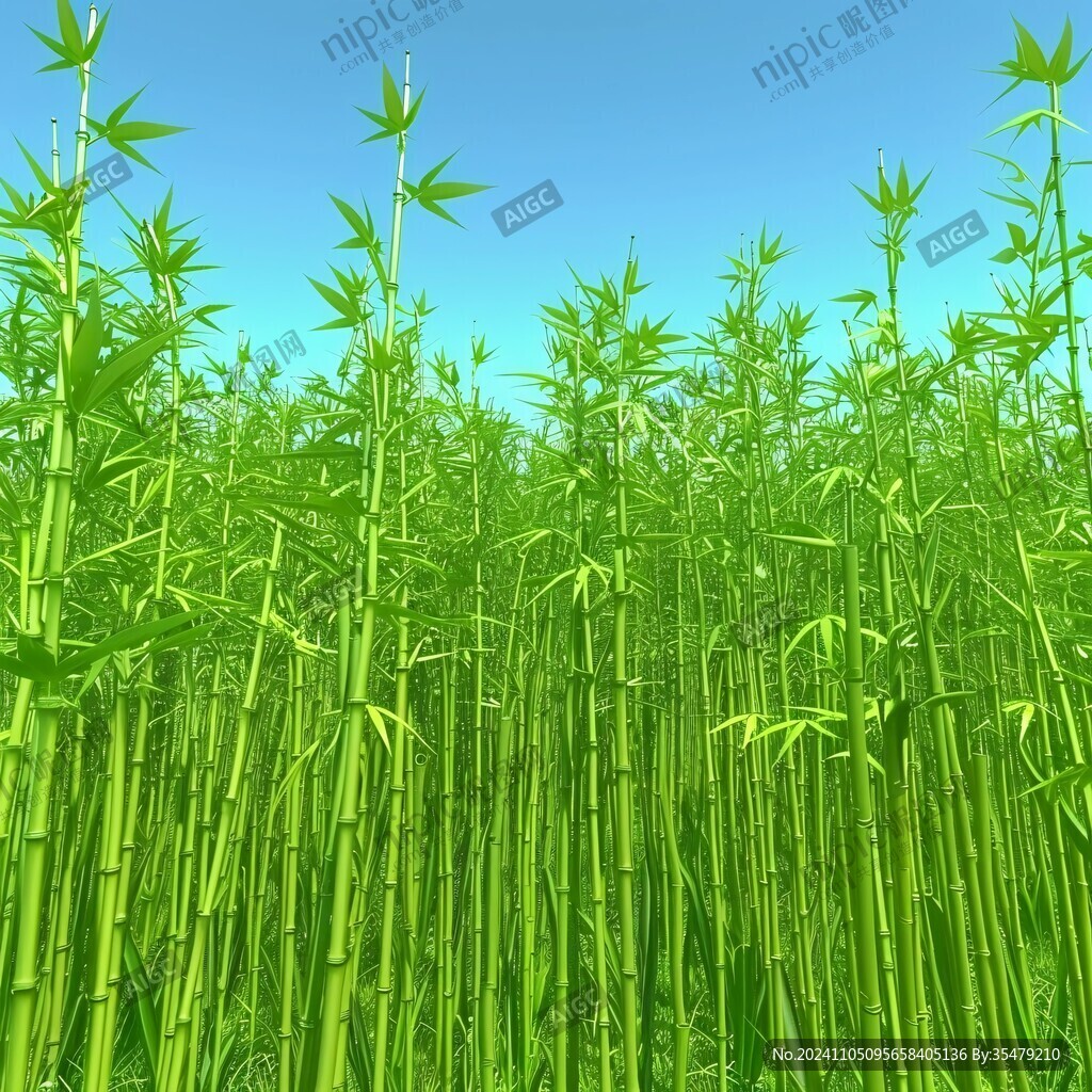3d竹子