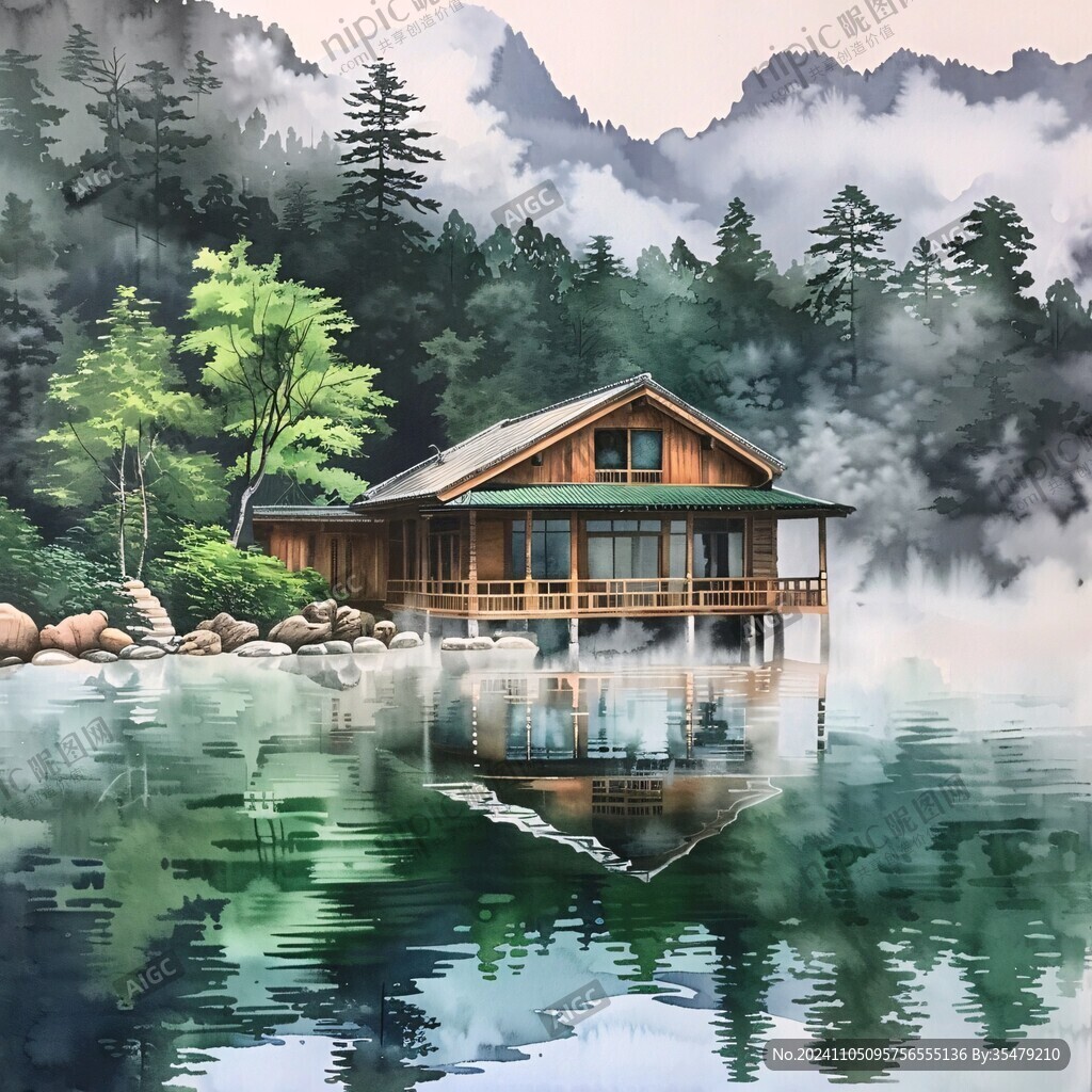 民宿画