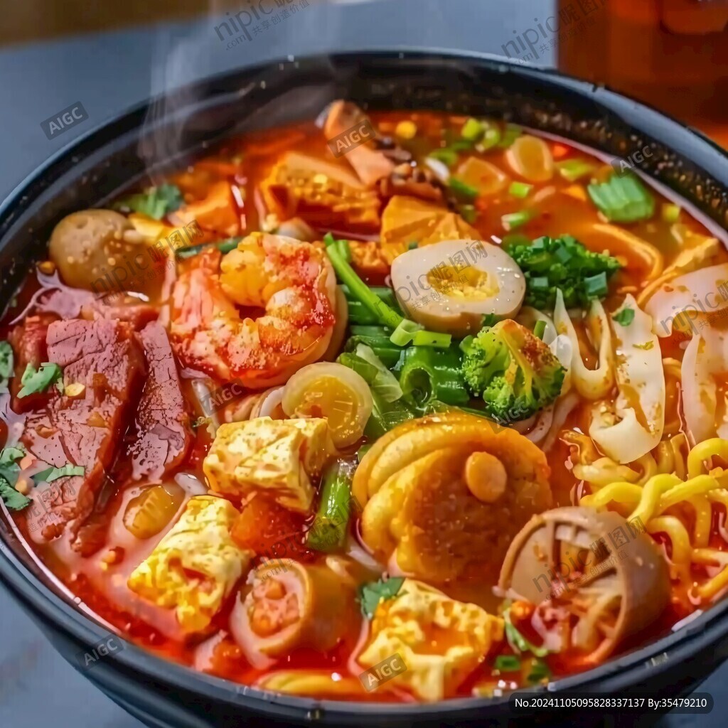 高清麻辣烫素材