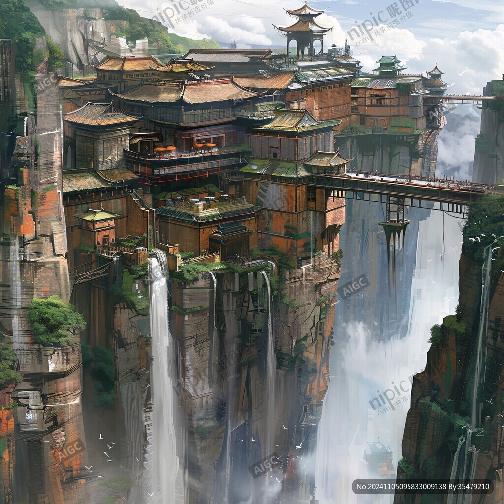 古风场景概念图