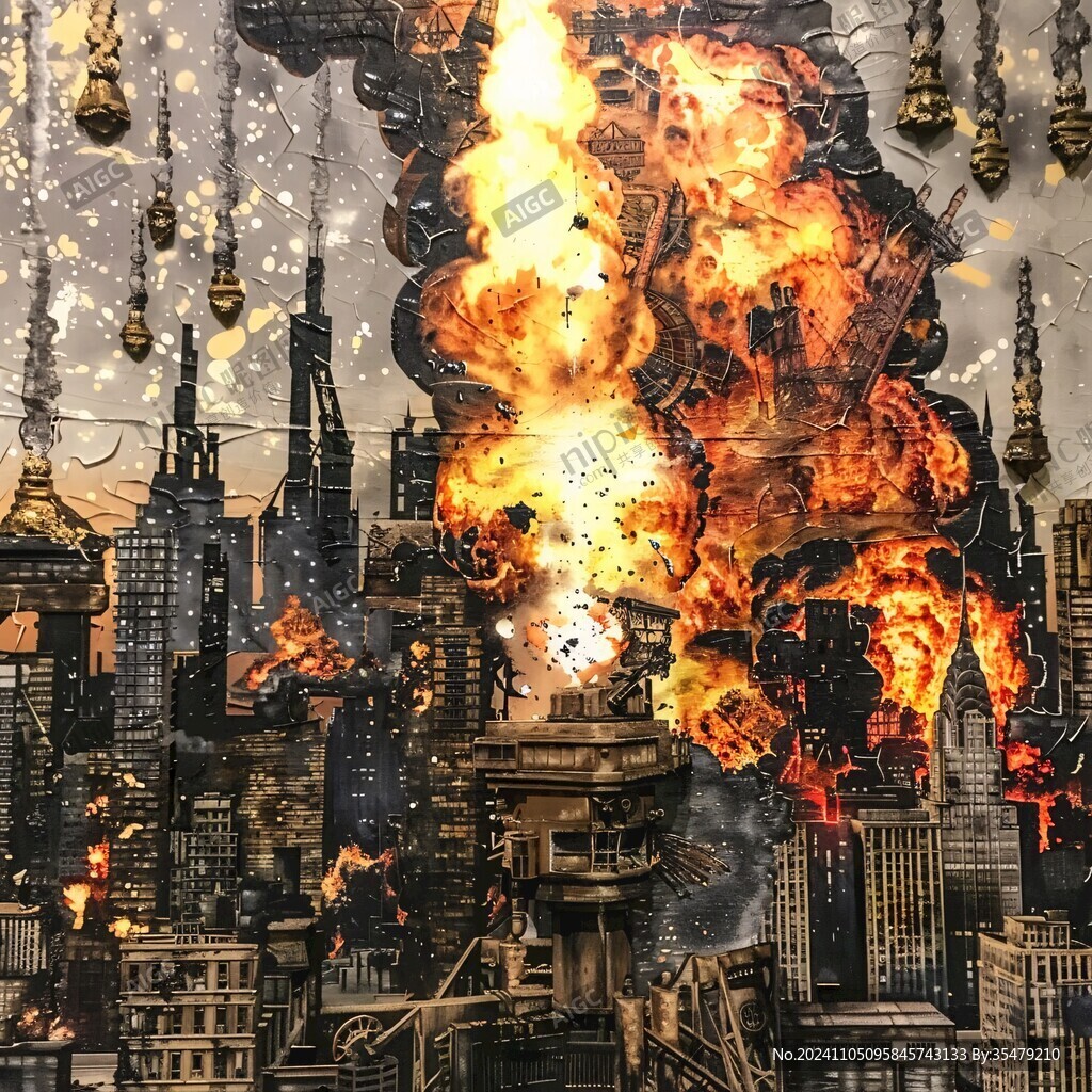 末日立体画