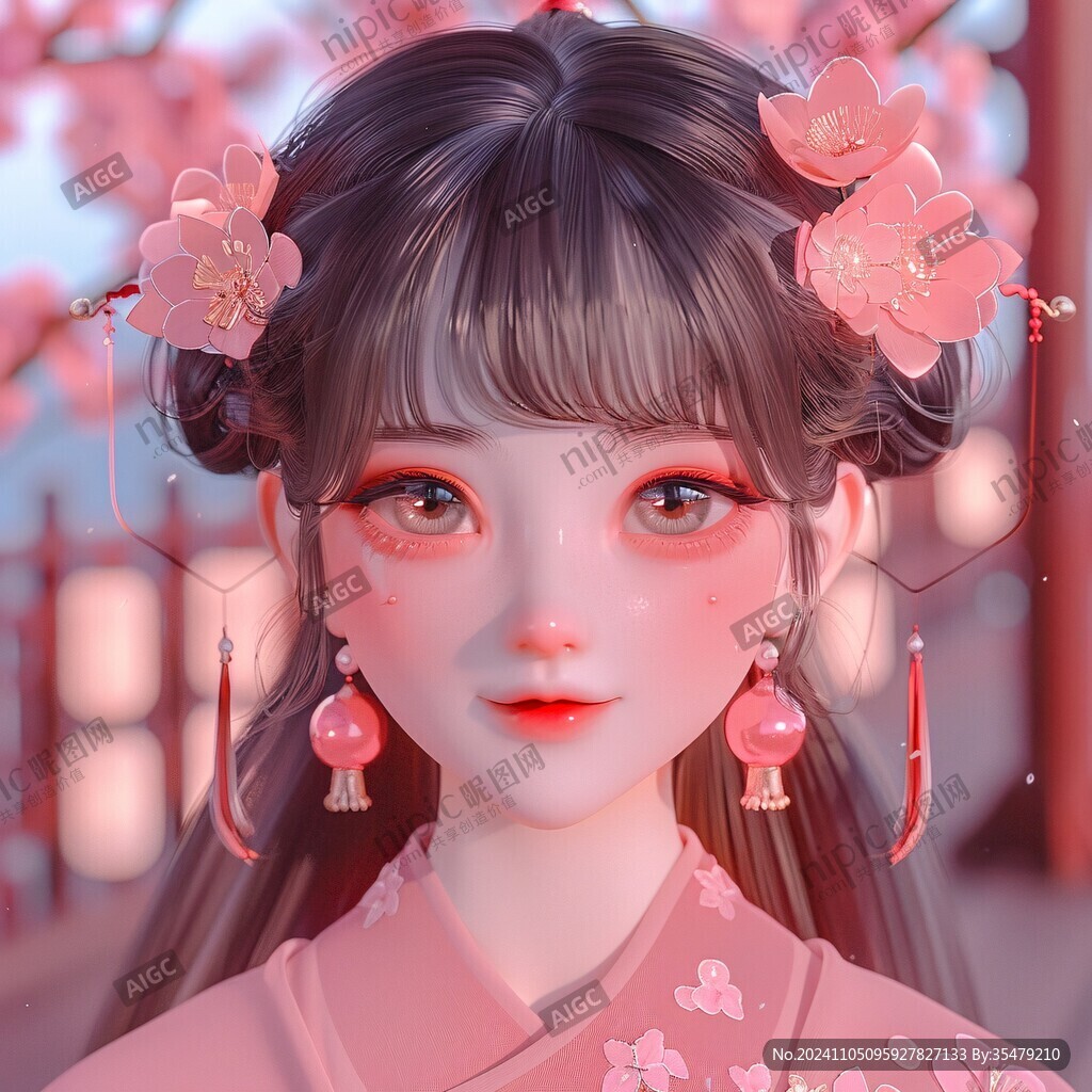 国风女性头像