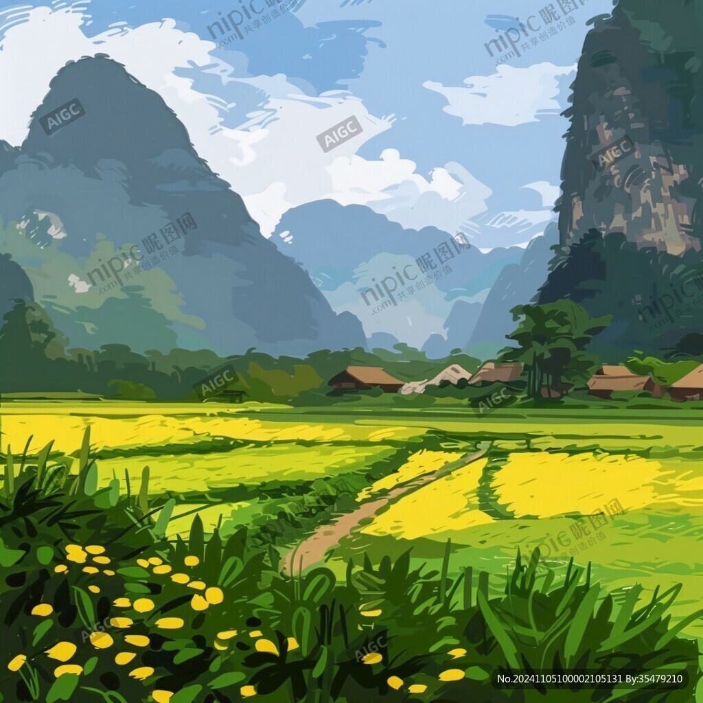 广西插画