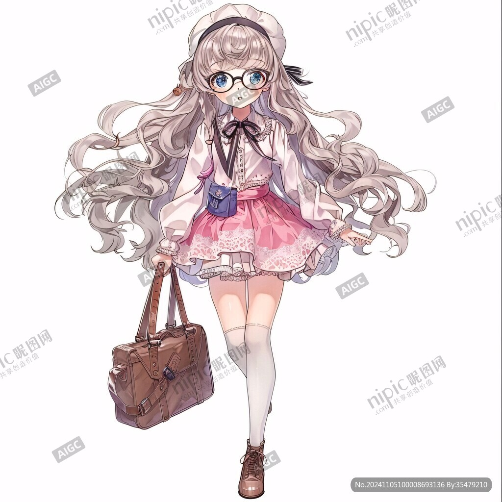 动漫少女立绘二次元