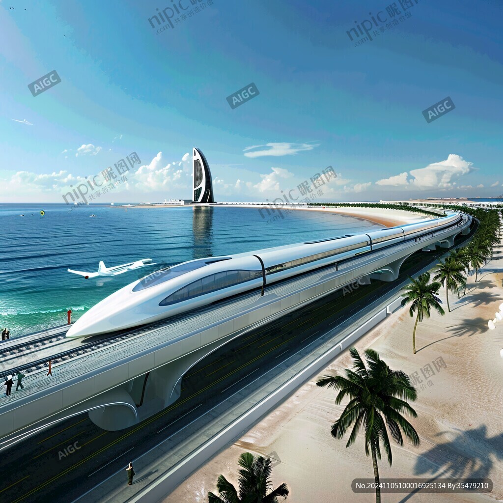 高速气动悬浮列车
