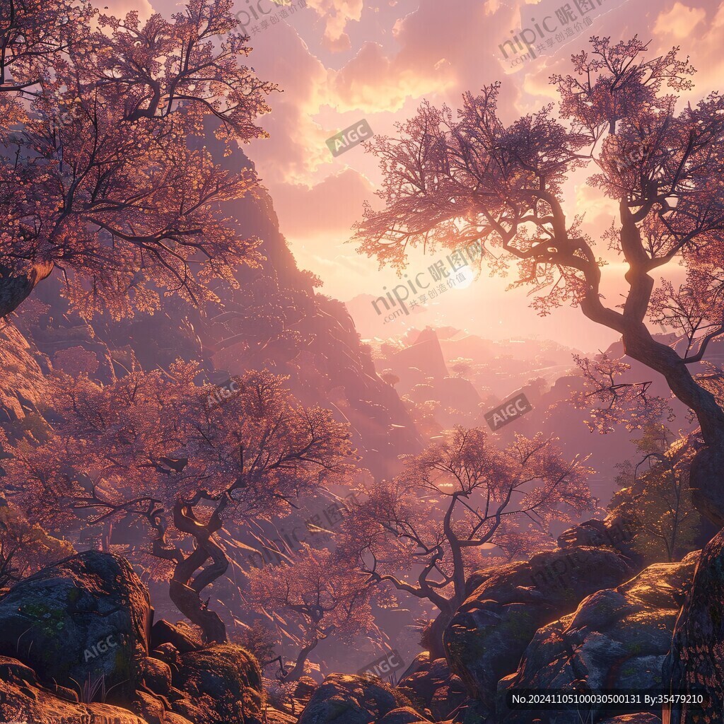 隐居山林场景